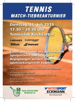Match-Tiebreak-Turnier mit Frank Messerer am 16. Juli 